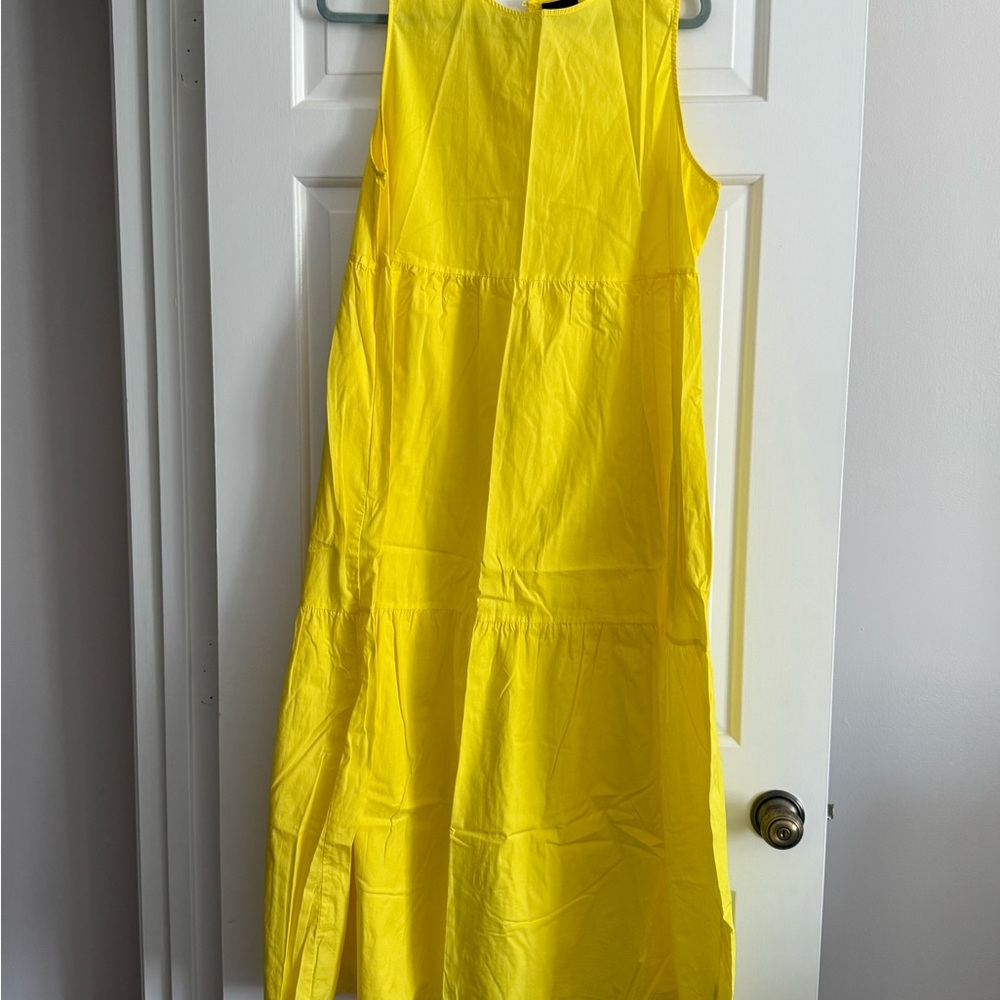 Bright Yellow Sleeveless Dress
